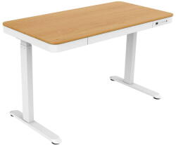 ACTIVEJET Birou Gaming ACTIVEJET desk with electric height adjustment 140x70 ET119W-C white/oak (ET119WC 140 B/D)