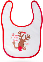  Karácsonyi baba előke - 38 x 27 cm - 4 féle (GLOB-58664)