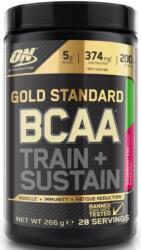 Optimum Nutrition Gold Standard BCAA Train + Sustain, căpșună și kiwi, 266 g, Optimum Nutrition