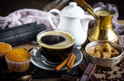  Tapéta Összetétel65 Kávé, rusztikus elrendezés, 400 x 250 cm