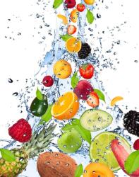  MÉDIA Öntapadó és mosható fali tapéta, Fruit explosion, 135 x 225 cm