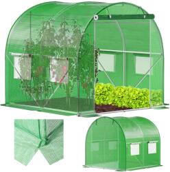 SPRINGOS kerti Fóliasátor 2x2x2x2m 140g/m2 - Zöld (GT0001)