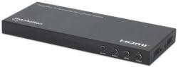 Manhattan Switch Manhattan 208406, 4 x HDMI, Black (208406)