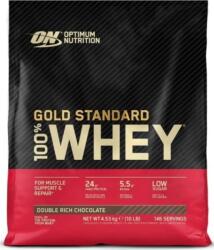 Optimum Nutrition Gold Standard 100% Whey, ciocolată dublă, 4.54 kg, Optimum Nutrition