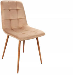 SIGNAL MEBLE Mila D Bársony Étkezőszék Bézs Tölgy Fém Lábakkal