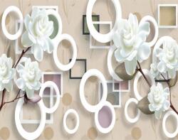  Absztrakt virágos tapéta4, 350 x 250 cm