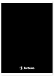 Fortuna Füzet vonalas FORTUNA Monocolor A/5 32 lapos 21-32 fekete (01.02079) - vectraline