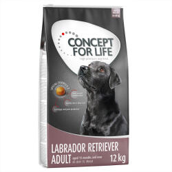 Concept for Life 12kg Concept for Life Labrador Retriever Adult száraz kutyatáp 2 kg ingyen