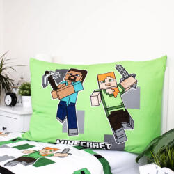Jerry Fabrics Minecraft ágyneműhuzat 140x200 cm 70x90 cm microfibre (Out of the Box)