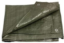  Erős Takaróponyva - 10x12m - Zöld - 110g/m2