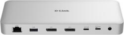 D-Link 9in1 Dokkoló 2xDisplayport 1.4 + 3xUSB + 2xUSB-C + 1xLAN + 1xPD 100W, DUF-901/E (DUF-901/E)