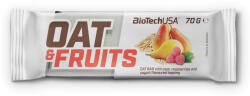 BioTechUSA Oat&Fruits joghurtos-körte-málna szelet 70g