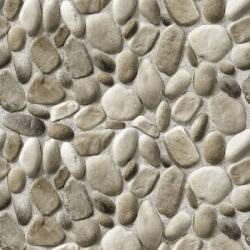  Öntapadó és mosható fali tapéta Szürke folyó kőfal, 350 x 250 cm