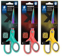 STAEDTLER Olló, általános, 21 cm, STAEDTLER Norix 965, vegyes színek (965 21X BK)