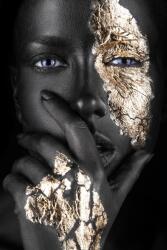  MÉDIA Golden make-up2 öntapadós és mosható fali tapéta, 135 x 225 cm