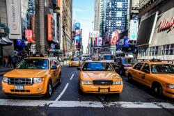  Fotótapéta Yellow taxis in New York, 350 x 200 cm