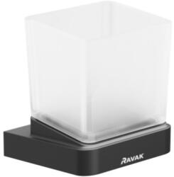  10° TD 210.20BL pohártartó, matt fekete, matt üveg (X07P557)