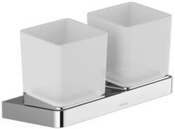  10° dupla pohártartó TD 220.00CR, króm, üveg (X07P322)
