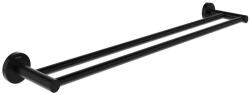  Kona KN 320.20BLM dupla törölközőtartó 60 cm, matt fekete (X07P1304)
