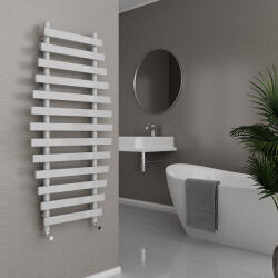 WASSERBURG Egyenes radiátor, Wasserburg Ovale White törölközőszárító radiátor 120x60 cm, fehér 20.25926W