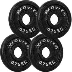 MOVIT MOVIT® Súlytárcsa készlet 4 x 0, 75 kg öntöttvas (20040688) - kokiskashop Súlytárcsa