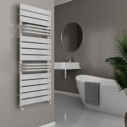 WASSERBURG Egyenes radiátor, Wasserburg Plana Plus White törölközőszárító radiátor 128, 8x50 cm 20.25905W