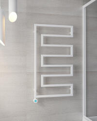 WASSERBURG Egyenes radiátor, Wasserburg E-Style White törölközőszárító radiátor 138x60 cm, fehér 20.25956W