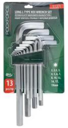 Rock FORCE Hex 2-19 erős imbuszkulcs készlet in Hungarian would be: "Hex 2-19 erős imbuszkulcs készlet". If you're looking for an SEO-friendly adjustment, you might consider: "Hex 2-19 imbuszkulcs készlet - erős