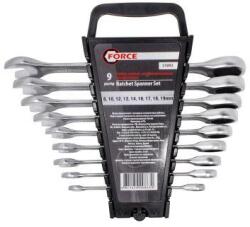 FORCEKRAFT 9 részes lapos fejű racsnis kulcskészlet FS-50626 (F50626)