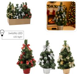Chomik Karácsonyfadísz 10 LED 40 CM Vegyes Színek disp=6db *0295 (CH-GOS0295)