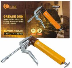 FORSTIME Kézi zsírzó pisztoly 120 ml in Hungarian is: **Kézi zsírzó pisztoly 120 ml**. However, for a more SEO-friendly local variant, you could use: **120 ml-es kézi zsírzó pisztoly**. This format emphasizes 