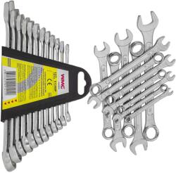 WMC 12 darabos 6-19mm-es nyitott végű villáskulcs készlet (F54291)