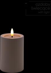 Chomik Led Gyertya Szürke 7 X 10 Cm *9391 (ch-led9391)