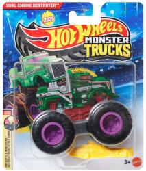 Mattel Hot Wheels Monster Trucks: Dual Engine Destroyer kisautó 1/64 - Mattel (FYJ44/JCD72)