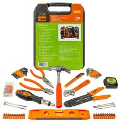 ISMA Szerszámkészlet kalapáccsal, fogókkal és csavarhúzókkal - 129 db (F50555)