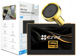 EZVIZ HP2 Gold - Intelligens kaputelefon 4.3"-os képernyővel, Full HD, WiFi, 2200mAh - Ezviz (EC-A33407)