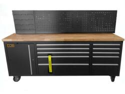 JCB Nagy Műhelyasztal Munkafolyamat Szerszámos Szekrény JCB Kocsival FS-59689 (F59689)