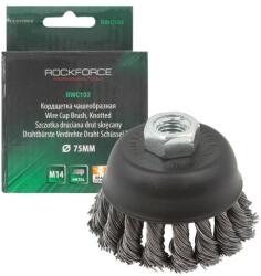 Rock FORCE Sörtés tárcsás csiszoló szerszám _ 75 mm in Hungarian is "75 mm-es sörtés tárcsás csiszoló (F29074)