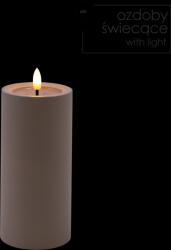 Chomik Led Gyertya Szürke 7 X 15 Cm *9438 (ch-led9438)