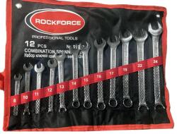 ROCKFORCE Nyitott és dugós kulcskészlet 8-24 mm - 12 db-os (F906)