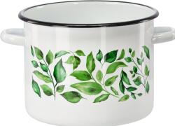 Chomik Enamelált fazék 5, 5 L 22 CM Fehér fikusz *9235 (CH-EMA9235)