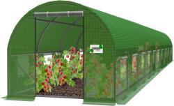 Garden Line KERTI FÓLIÁS ALAGÚT 10-SZEGMENSZES ZÖLD 10 x 4 x 2 M *8009 (CH-TUN8009)