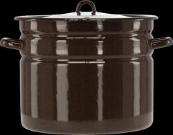 Chomik Enamellet főzőedény 20 L 32 cm barna S/P *3592 (CH-EMA3592)