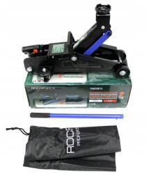 Rock FORCE Alacsony profilú autós emelő 2t in Hungarian would be "2 tonnás alacsony profilú autós emelő". This translation maintains the product's specific details while using SEO-friendly Hungarian terms (F2794