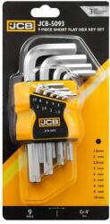 JCB 9 Részes IMBUSZ KULCS KÉSZLET 1.5-10mm L Típus Cr-V HEX (F59738)