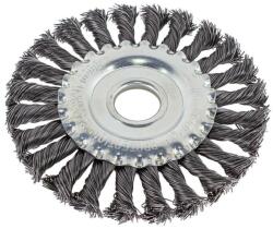 ROCK FORCE Fémháló kefék sarokcsiszolóhoz, kemény, 125 mm - Fémháló kefék 125 mm-es sarokcsiszolóhoz, kemény változat (F29088)