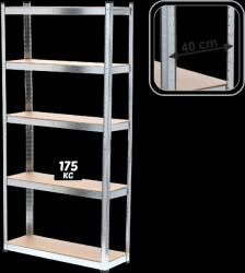 Chomik 5-szintű Polc 220 X 90 X 40 Cm Teherbírás: 175 Kg *0629 (ch-gwi0629)