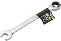 JCB KÉTOLDALÚ VÁLTÓKULCS RÁTKOVAS MECHANIKÁVAL 12mm Cr-V 12-SZÖGŰ (F58150)