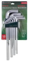 Rock FORCE Hexagonális imbuszkulcs készlet 2-19mm, 13 darabos (F27354)