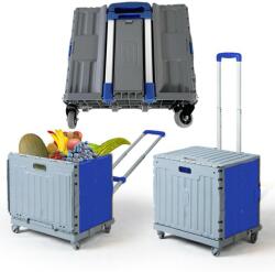 FORSAGE Összecsukható platformos szállítókocsi 65 kg - Praktikus, kompakt szállító kocsi 65 kg teherbírással (F52381)